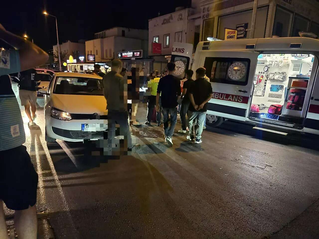 Muğla'da Motosiklete Arkadan Otomobil Çarptı 2
